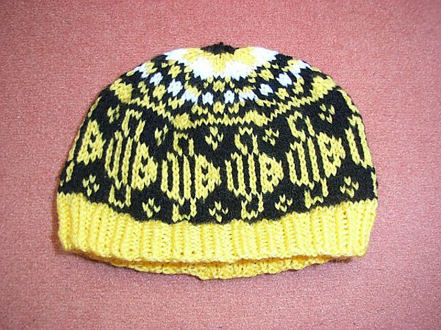 Bee baby hat