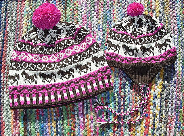 maximo Berretto This Girl Loves Horses Beanie da Ragazza in Cotone
