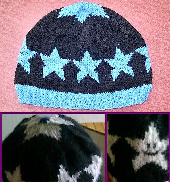 Happy star beanie