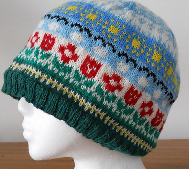 KNIT BEANIE JARDIN POSTCARDS main image 1