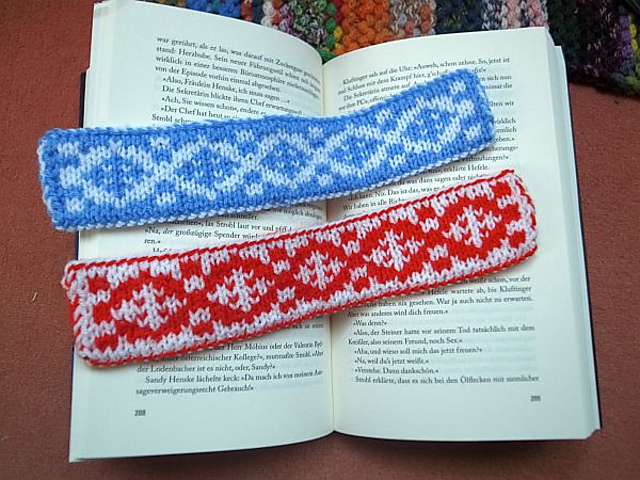 Snow crystal bookmark