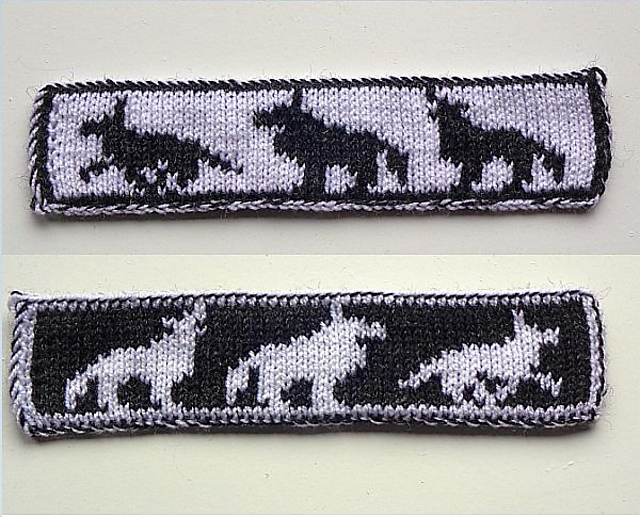 Wolf bookmark