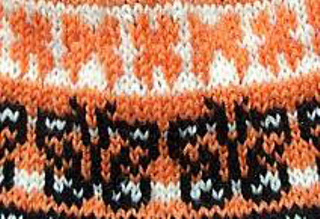 Orange butterfly chart