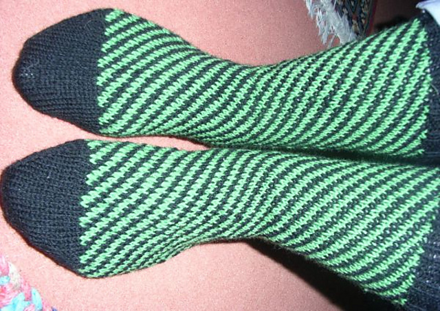 Spiral Staircase Socks