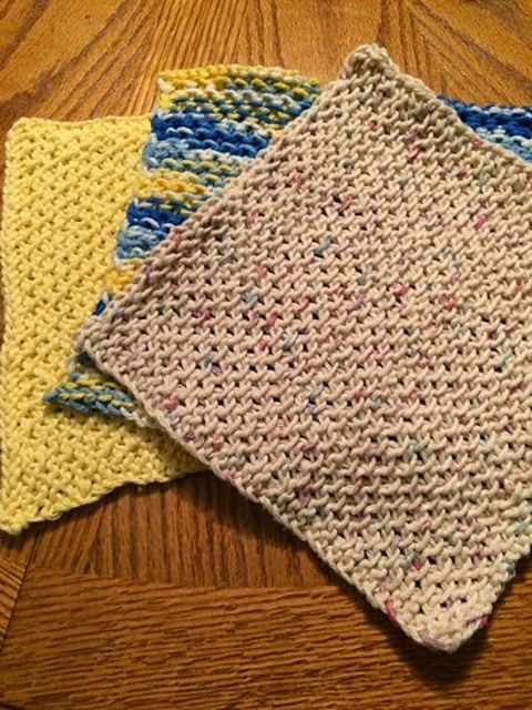 Golden Honeycomb Washcloth