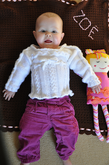 Baby Snow Covered Vines Sweater