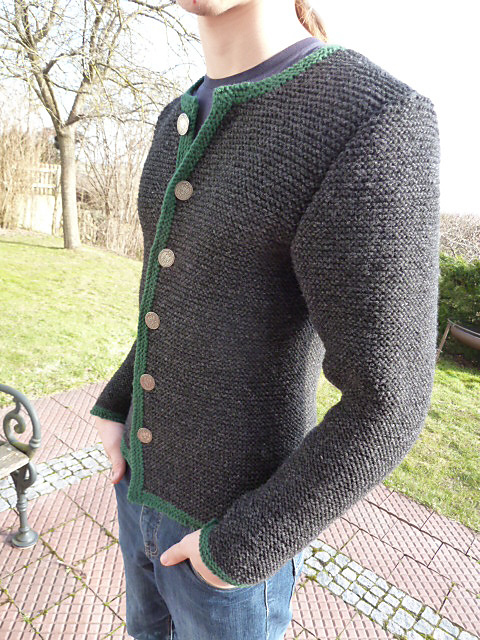 4675 Anthrazitfarbene Herrenjacke
