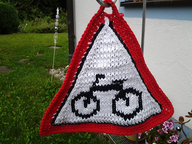 Bike Warning Sign