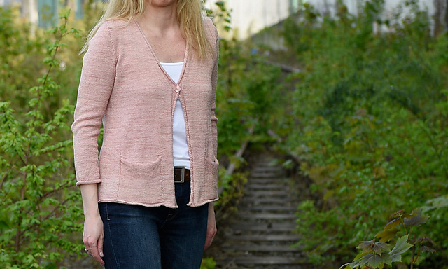 Pale Dogwood Cardigan