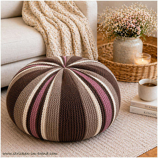Pouf Stripes HomeWare #3