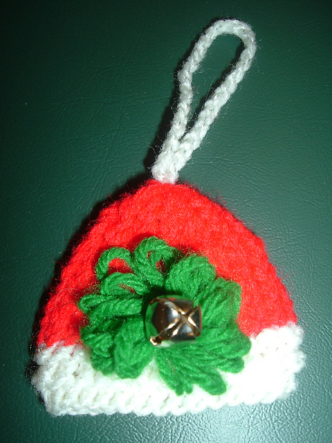 Knit Bell Ornament