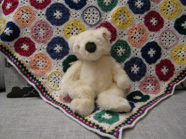 Crayon Colored Afghan