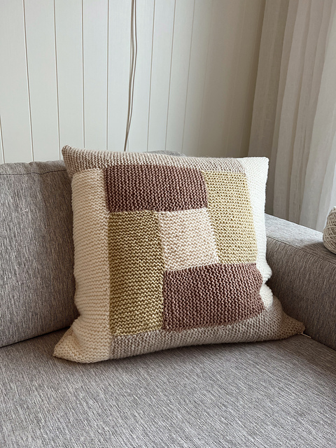Patchknit Pillow