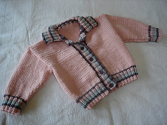 Design H - Stripey Hoodie & Collared Cardigan