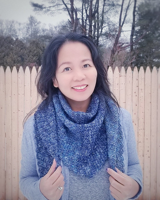 Starry Midnight Sky Shawl