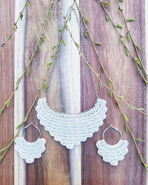 Astral Earrings and Necklace