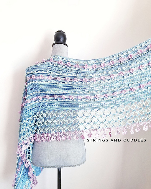 Flowers in the Valley Shawl