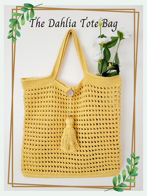 The Dahlia Tote Bag