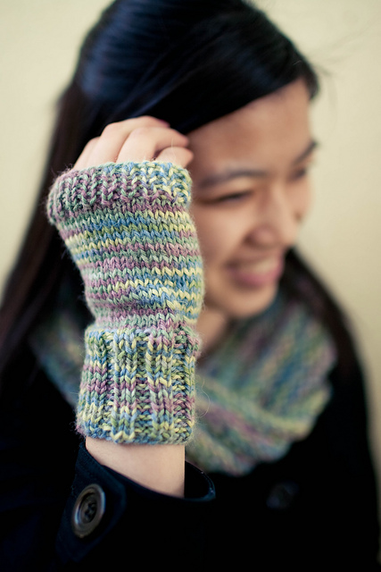 A Girl Needs Fingerless Mitts