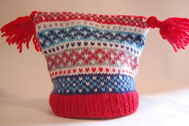 Fair Isle Tassel Hat
