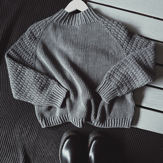 Schiefer Damenpullover