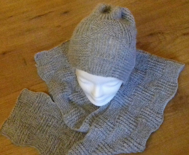 Wintergrau Schal