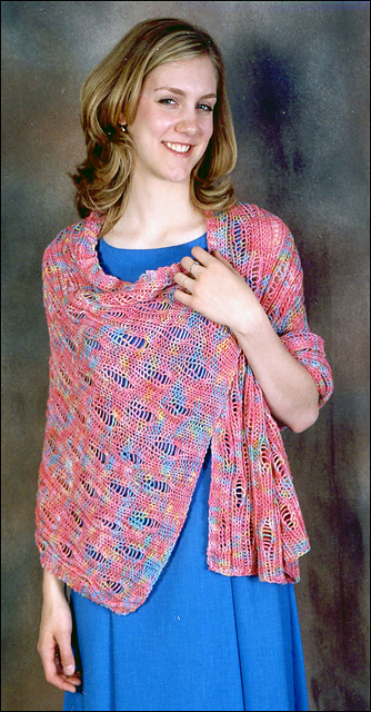 Wind and Waves Shawl, #S-29