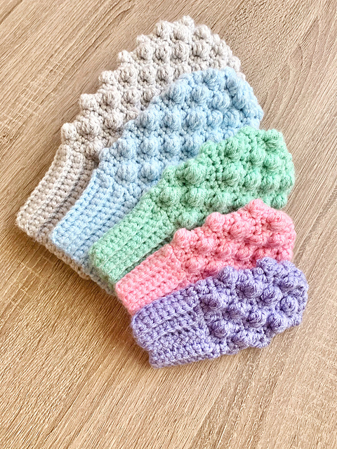 Bitsy Bobbled Mittens