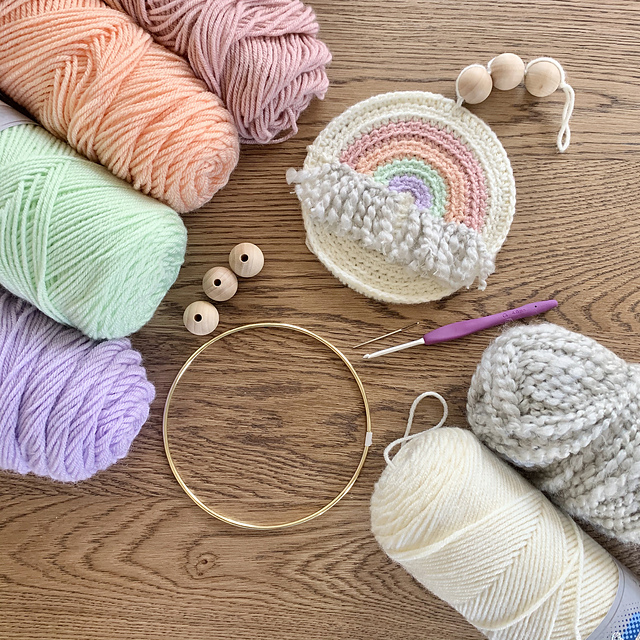 Rainbow Dreams Wall Hanger