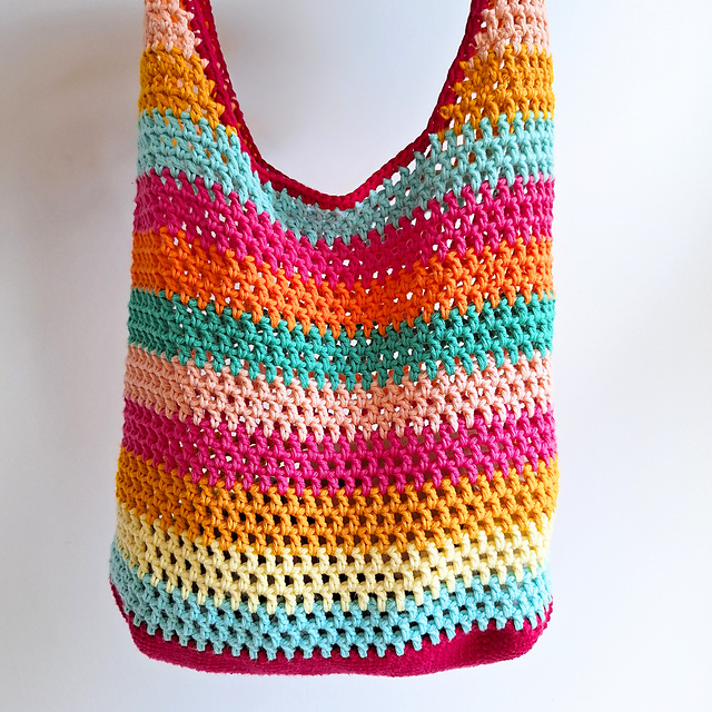 Striped bag