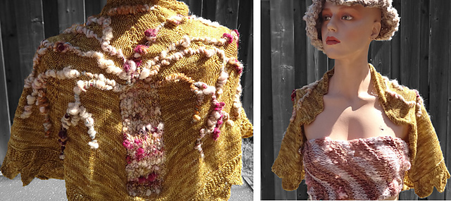 Artful Umbrella Tree Shawl