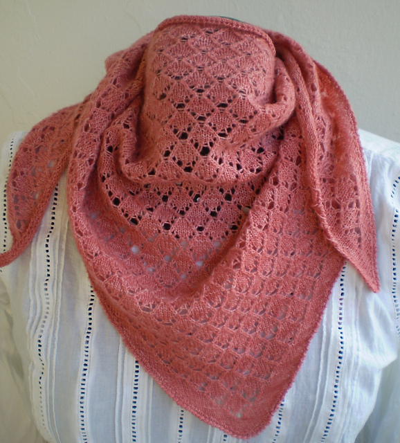 Lace scarf i Malabrigo