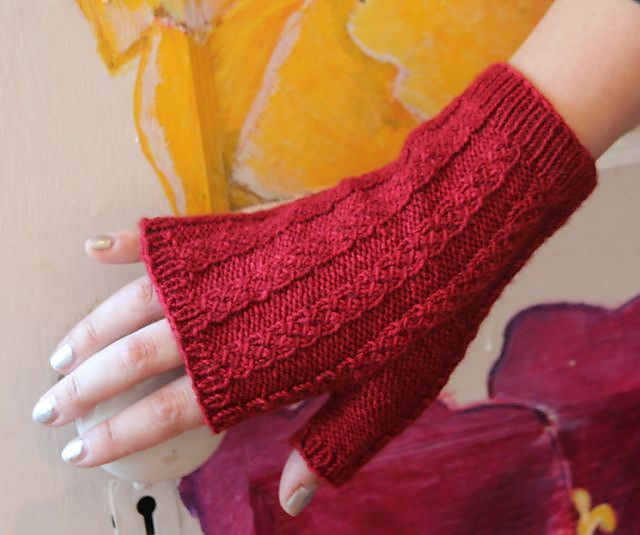 Sudha's Fingerless Mitts