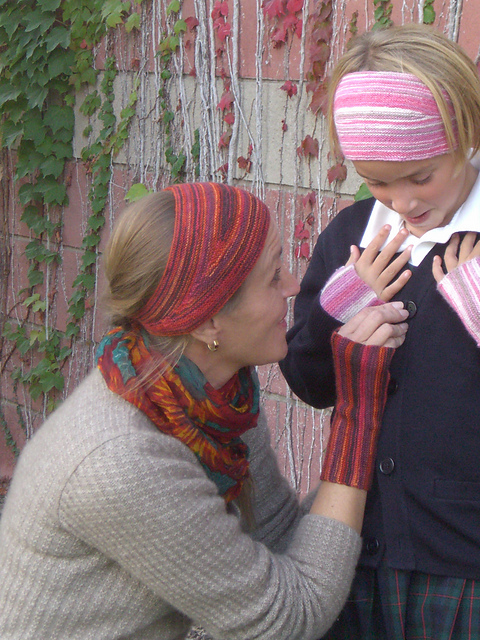 Garter Stitch Lovelies:Fingerless Mitts and Shaped Headband