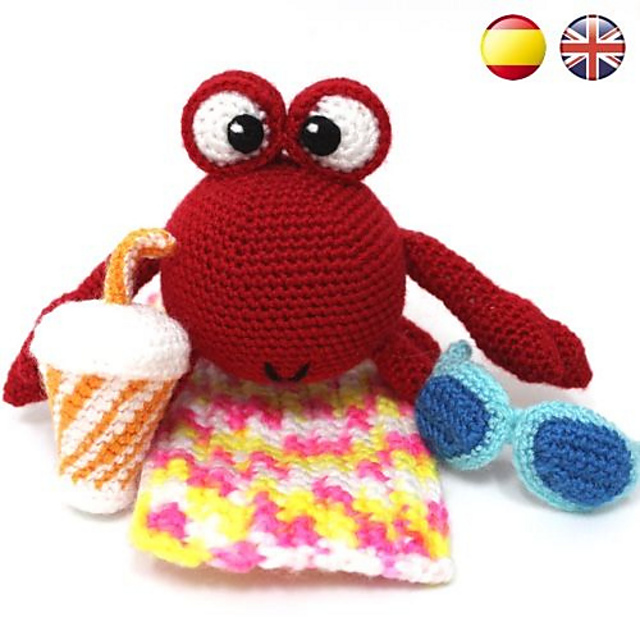 German the beach crab
