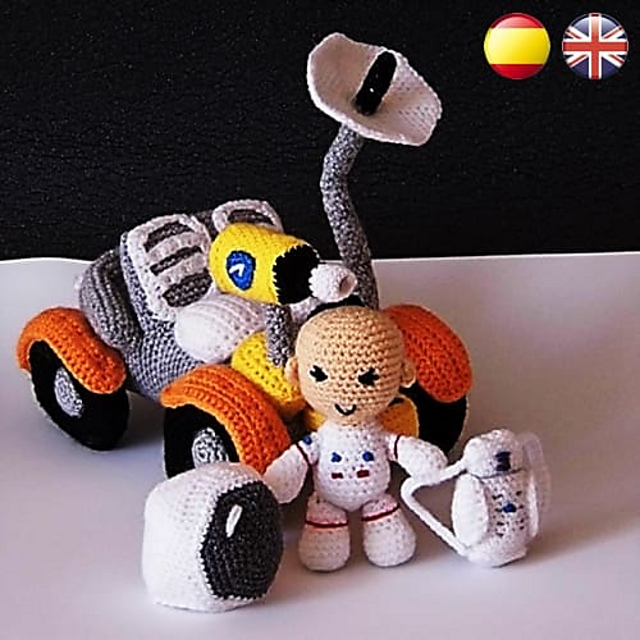 Lunar Rover and Astronaut
