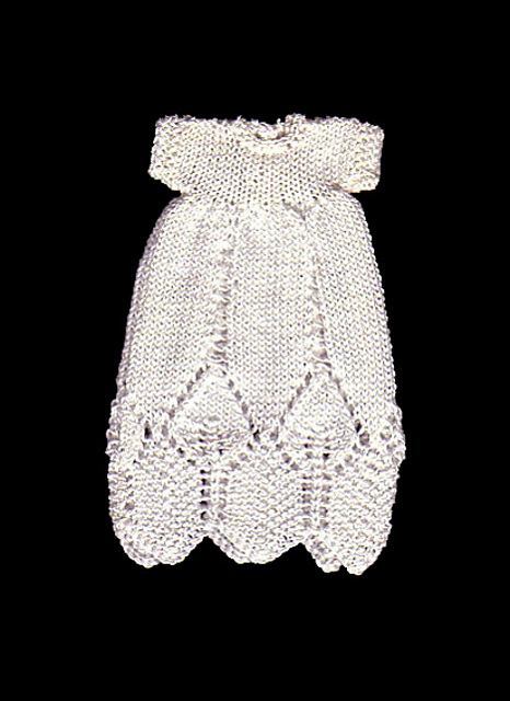 Leaf Edge Gown for 2" doll (01)