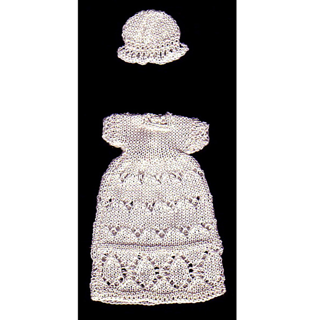 Cogwheel & Little Flowers Gown for 2" Doll (20)