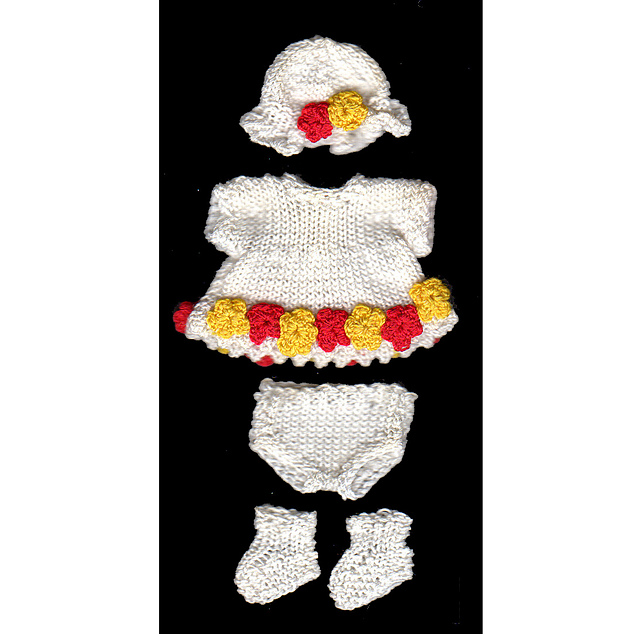 Blossom Dress for 2" Doll (73)