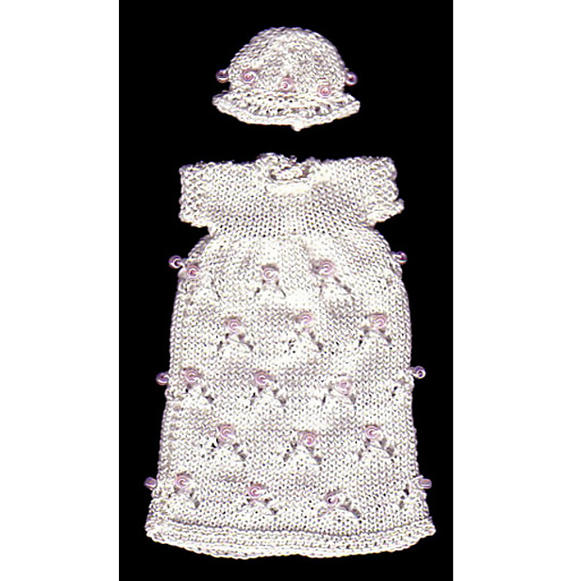Bead Arrow Gown for 2" Doll (39)