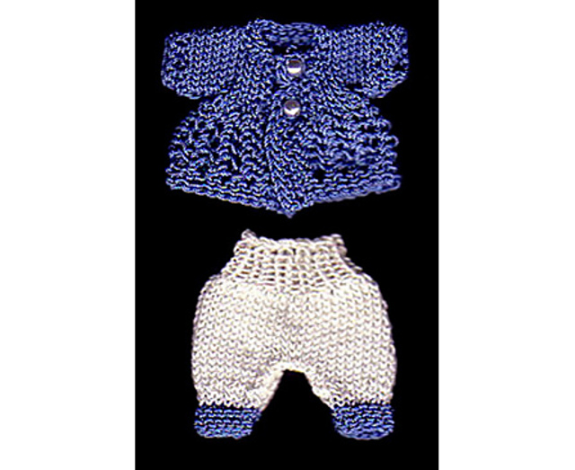 Lacy Jacket & Trousers for 2" Doll (07)