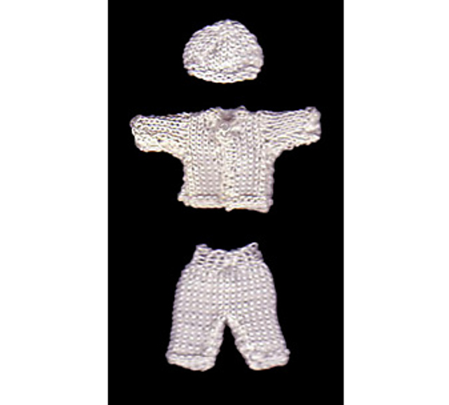 Newborn Pram Suit for 1.5" Doll (45)