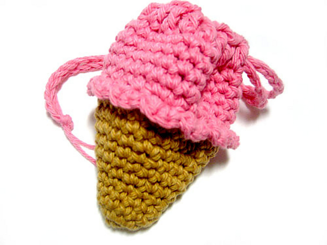 Ice Cream Cone Pouch