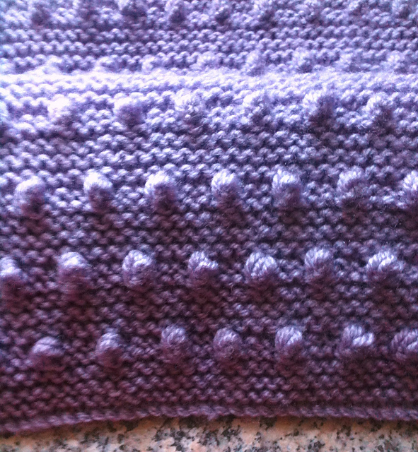 Madge's Dotty Knotty Scarf