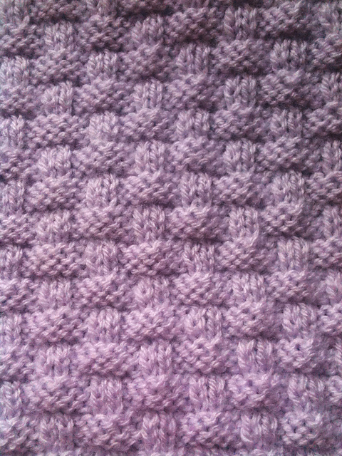 Prue's Basket Weave Scarf