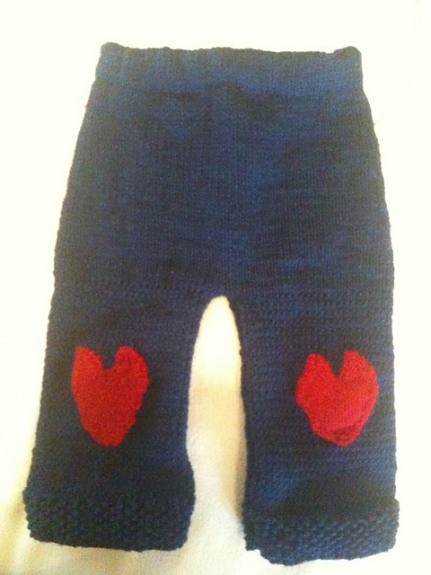 Heart-Patch Pants