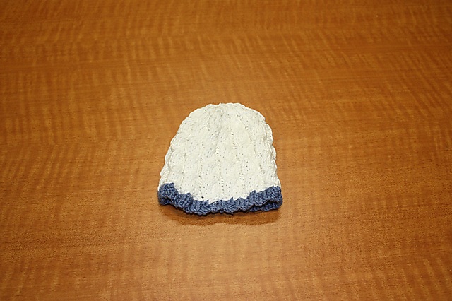 Baby Cabled Hat to go with Baby Cabled Vest