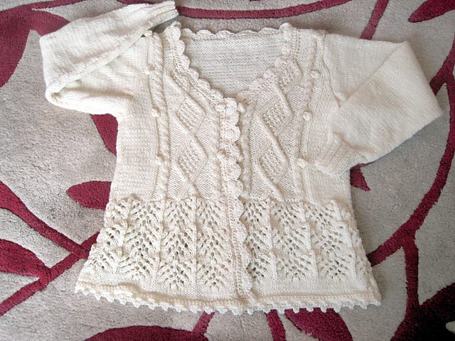 Shine Merino Peplum Cardigan