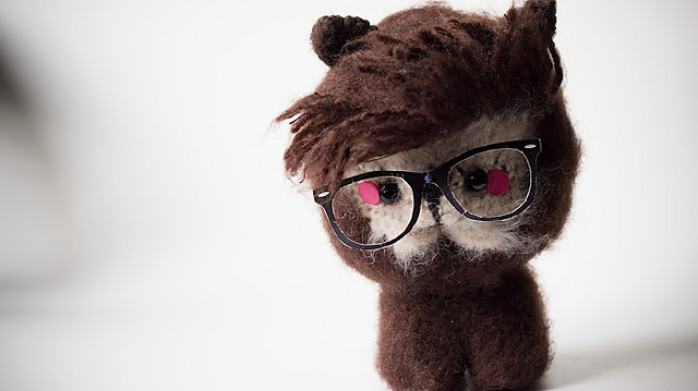 Amigurumi Hipster Alpaca