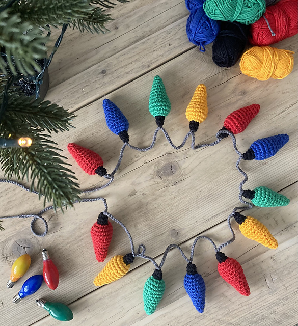 Vintage Christmas Light Garland